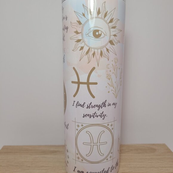 Pisces Zodiac Tumbler & Bookmark Bundle – The Crowing Hen - Picture 6 of 11
